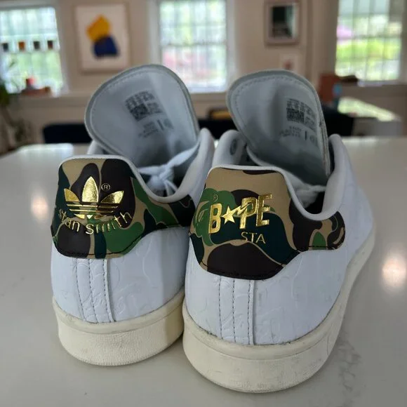 ADIDAS x BAPE Stan Smith Camo Shoes - Picture 5 of 5